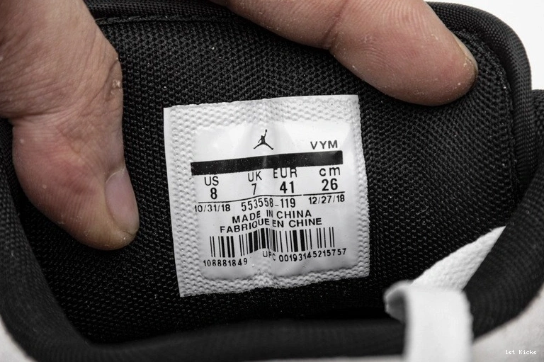 Pink Jordan Gum Hyper 553558-119  1 Low White 0308